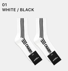  GGRN C TYPE(M-L-092) Носки мужские длинные , белые с надписью, размер 39-44, C TYPE(M-L-092-01)ADULTS