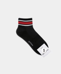  GGRN A TYPE(M-S-024) Носки мужские короткие, черные в полоску, размер 39-44, A TYPE(M-S-024-05)ADULTS