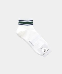  GGRN A TYPE(M-S-024) Носки мужские короткие, белые в полоску A TYPE(M-S-024-03)ADULTS