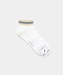  GGRN A TYPE(M-S-024) Носки мужские короткие, белые в полоску, размер 39-44, A TYPE(M-S-024-01)ADULTS