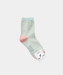  GGRN B TYPE(W-L-055) Носки женские длинные, зеленые в полоску, размер 35-39, B TYPE(W-L-055-04)ADULTS