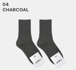  GGRN B TYPE(W-L-199) Носки женские длинные, темно-серые, размер 35-39, B TYPE(W-L-199-04)ADULTS