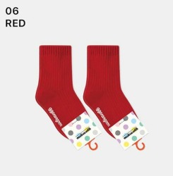  GGRN D TYPE(OD-B-028-L) Носки детские длинные (возраст 5-6 лет), красные D TYPE(OD-B-028-L-06)BABY