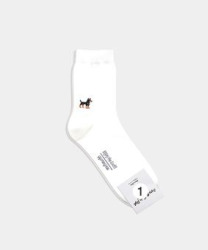  GGRN C TYPE(M-L-022) Носки мужские длинные, белые с принтом собака, размер 39-44, C TYPE(M-L-022-01)ADULTS