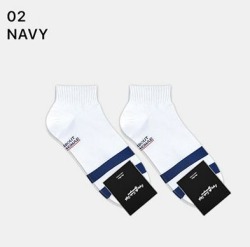  GGRN A TYPE(M-S-035) Носки мужские короткие, белые в полоску синюю, размер 39-44, A TYPE(M-S-035-02)ADULTS