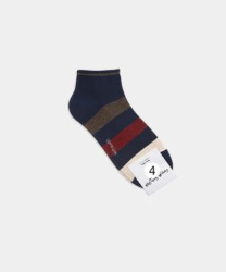  GGRN A TYPE(M-S-017) Носки мужские короткие, темно-синие в полоску, размер 39-44, A TYPE(M-S-017-04)ADULTS