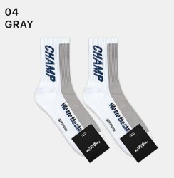  GGRN C TYPE(M-L-076) Носки мужские длинные, белые с надписью, размер 39-44, C TYPE(M-L-076-04)ADULTS