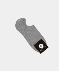  GGRN A TYPE(M-F-018) Носки мужские короткие, серые, размер 39-44, A TYPE(M-F-018-06)ADULTS