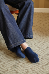  GGRN A TYPE(M-F-018) Носки мужские короткие, синие, размер 39-44, A TYPE(M-F-018-05)ADULTS