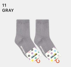  GGRN D TYPE(OD-B-028-XL) Носки детские длинные (возраст 7-9 лет), серые D TYPE(OD-B-028-XL-11)BABY