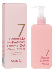  MAS CERAMIDE Гель для душа с керамидами и ароматом вишни MASIL 7 Ceramide perfume shower gel 300ml (CHERRY BLOSSOM)