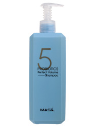  MAS 5PRO Шампунь для объема волос с пробиотиками MASIL 5 PROBIOTICS PERFECT VOLUME SHAMPOO 500ml