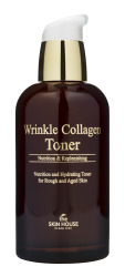  СКХ COLLAGEN Тонер для лица антивозрастной с коллагеном THE SKIN HOUSE WRINKLE COLLAGEN TONER