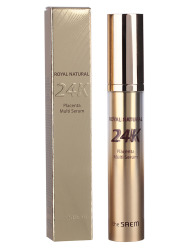  СМ Royal 24К Сыворотка для лица питательная с роллером Royal Natural 24K Placenta Multi Serum