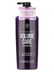  MSN Volume care Шампунь для придания объема волосам Miseenscene Professional Volume care purple collagen shampoo 680ML