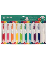  КЛИ Зубная щетка детская (набор) Xpert Junior Stage 3 Fluoride Ultra-Fine Bristle Toothbrush (10ea)