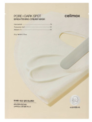  CLM PORE+DARK SPOT Маска на тканевой основе кремовая осветляющая CELIMAX PORE+DARK SPOT BRIGHTENING CREAM MASK,20г