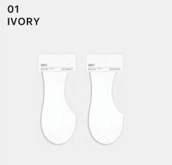  GGRN B TYPE(W-F-066) Носки женские короткие, белые, размер 35-39, B TYPE(W-F-066-01)ADULTS