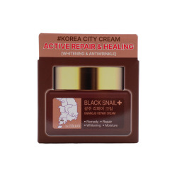  ДРСЛ CREAM Крем для лица восстанавливающий с муцином черной улитки DR.CELLIO GWANGJU BLACK SNAIL REPAIR CREAM,75мл