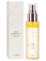  СМ Snail Essential Сыворотка-мист для лица с комплексом муцина золотой улитки и коллагеном Snail Essential EX Wrinkle Solution Mist Serum 75ml