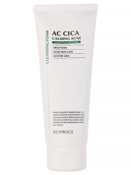  ДП AC CICA Пенка для лица очищающая для чувствительной кожи DEOPROCE AC CICA CALMING ACNE CLEANSING FOAM 150ml
