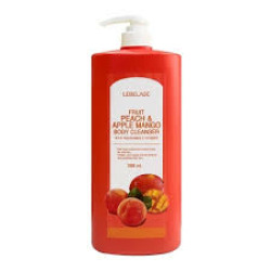  LBLG CLEANSER Гель для душа LEBELAGE FRUIT PEACH & APPLE MANGO BODY CLEANSER 1000ml