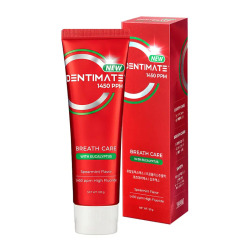  КЛИ Toothpaste Зубная паста Dentimate 1450ppm High Fluoride Breath Care with Eucalyptus 150g