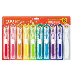  КЛИ Toothbrush Зубная щетка набор Pump Pop Junior Stage 3 Toothbrush 10ea