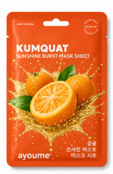  AYOUME Fruit Маска на тканевой основе AYOUME Kumquat Sunshine Burst Mask Sheet 23ml