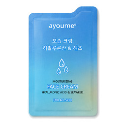  AYOUME HYALURONIC ACID & SEAWEED АЮМИ Крем для лица Ayoume Moisturizing Cream - Hyaluronic Acid & Seaweed 3ml