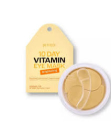  ПТФ Гидрогелевые патчи для кожи вокргу глаз PETITFEE 10Day Vitamin Eye Mask Brightening 28g