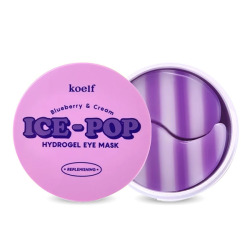  ПТФ Гидрогелевые патчи koelf Blueberry & Cream Ice-pop Hydrogel Eye Mask 84g