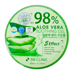  3W GEL Гель для лица и тела ALOE VERA SOOTHING GEL 300ml