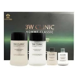  3W HOMME Набор для лица уходовый мужской HOMME CLASSIC MOISTURIZING FRESHNESS ESSENTIAL 2 ITEMS SET
