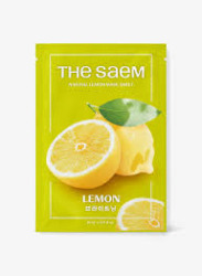  СМ Natural Маска тканевая Natural Lemon Mask Sheet 21ml